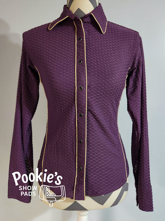 Purple Honeycomb Lycra