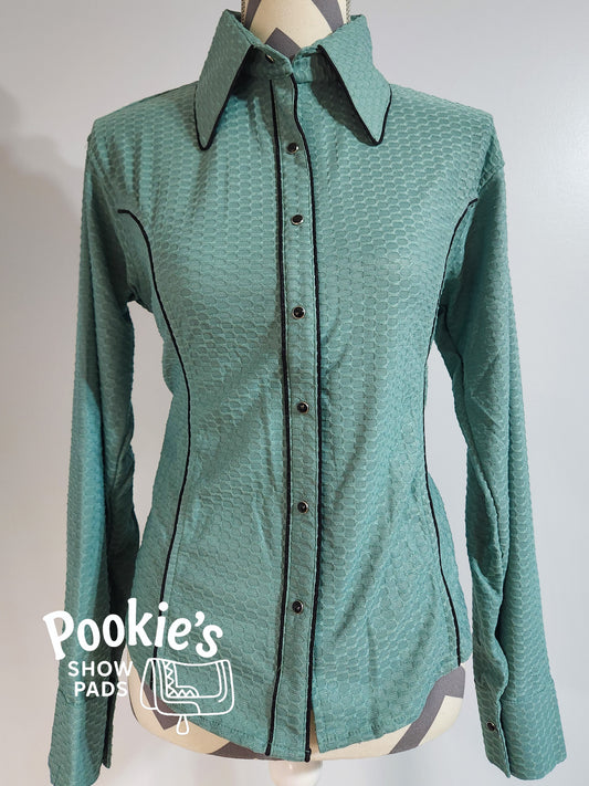 Mint Honeycomb Lycra