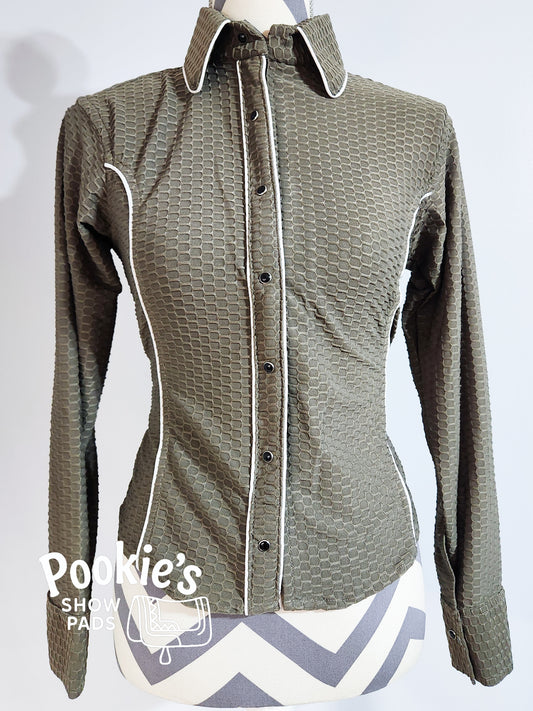 Mouse Grey Honeycomb Lycra