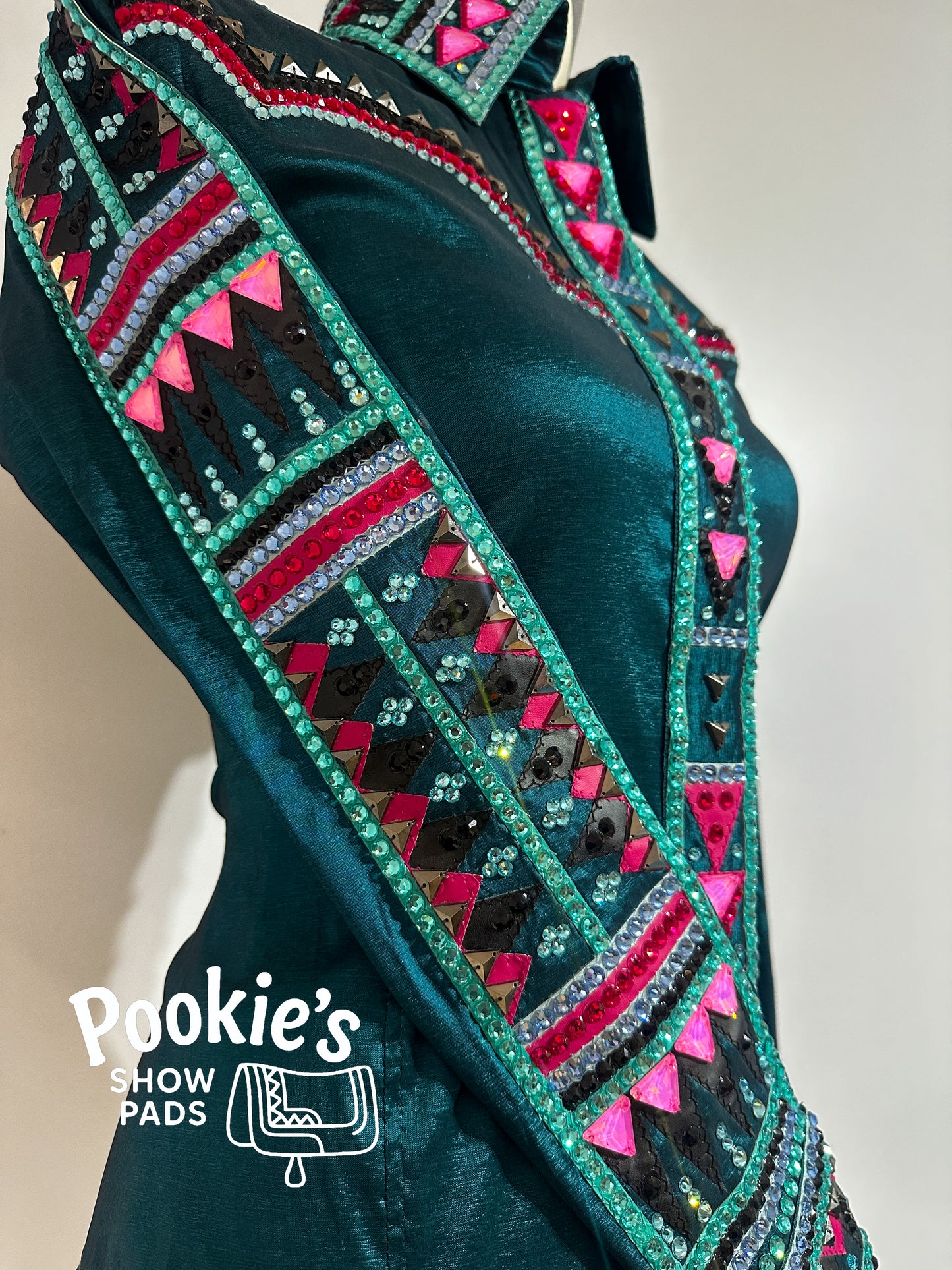 Lagoon Taffeta Day Shirt with Yoke