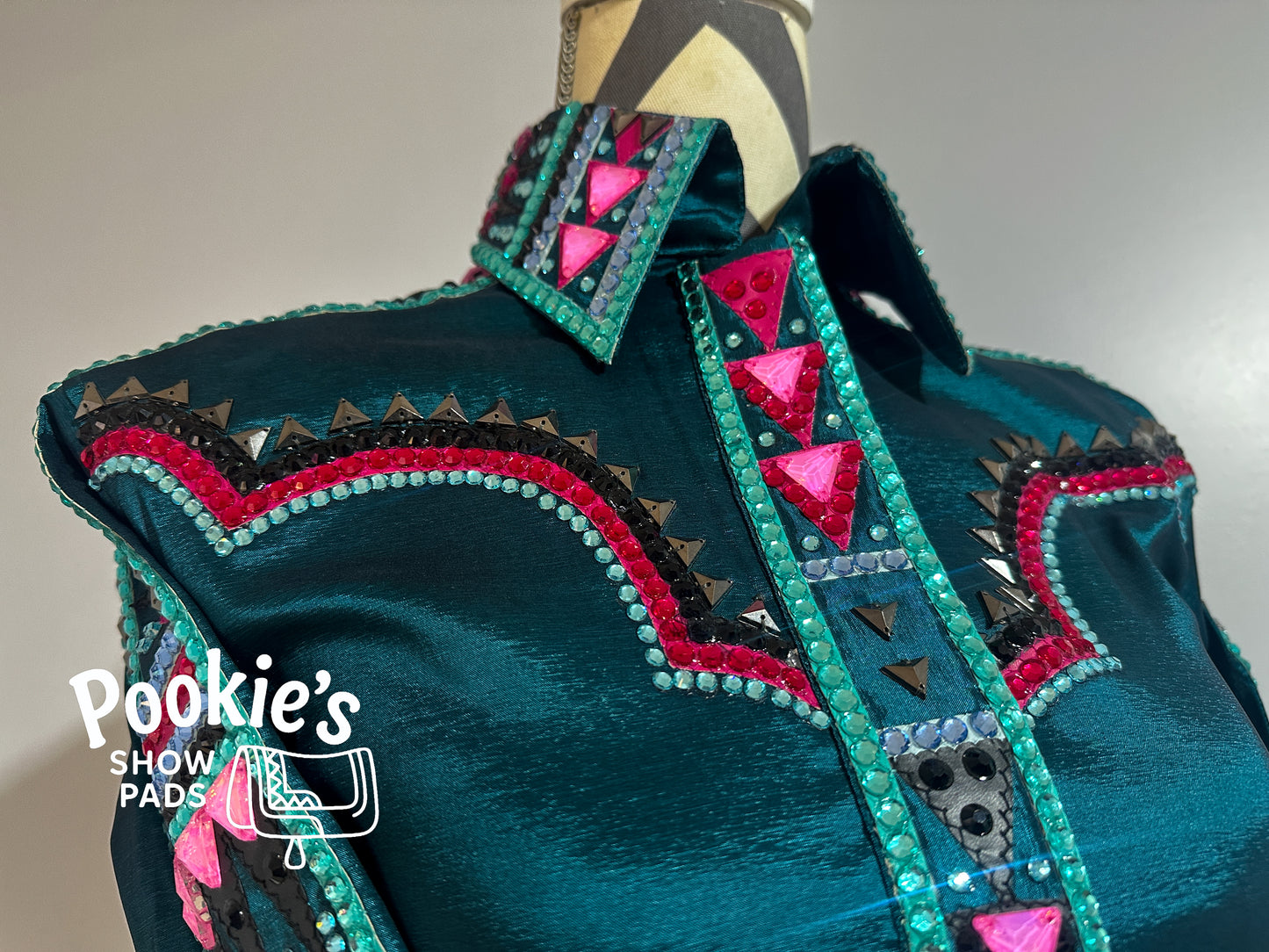 Lagoon Taffeta Day Shirt with Yoke